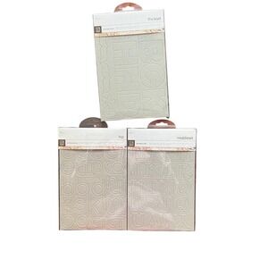 NEW BasicGrey UnDressed Alphabet Letter Chipboard 3 Sets Crafting Scrapbooking